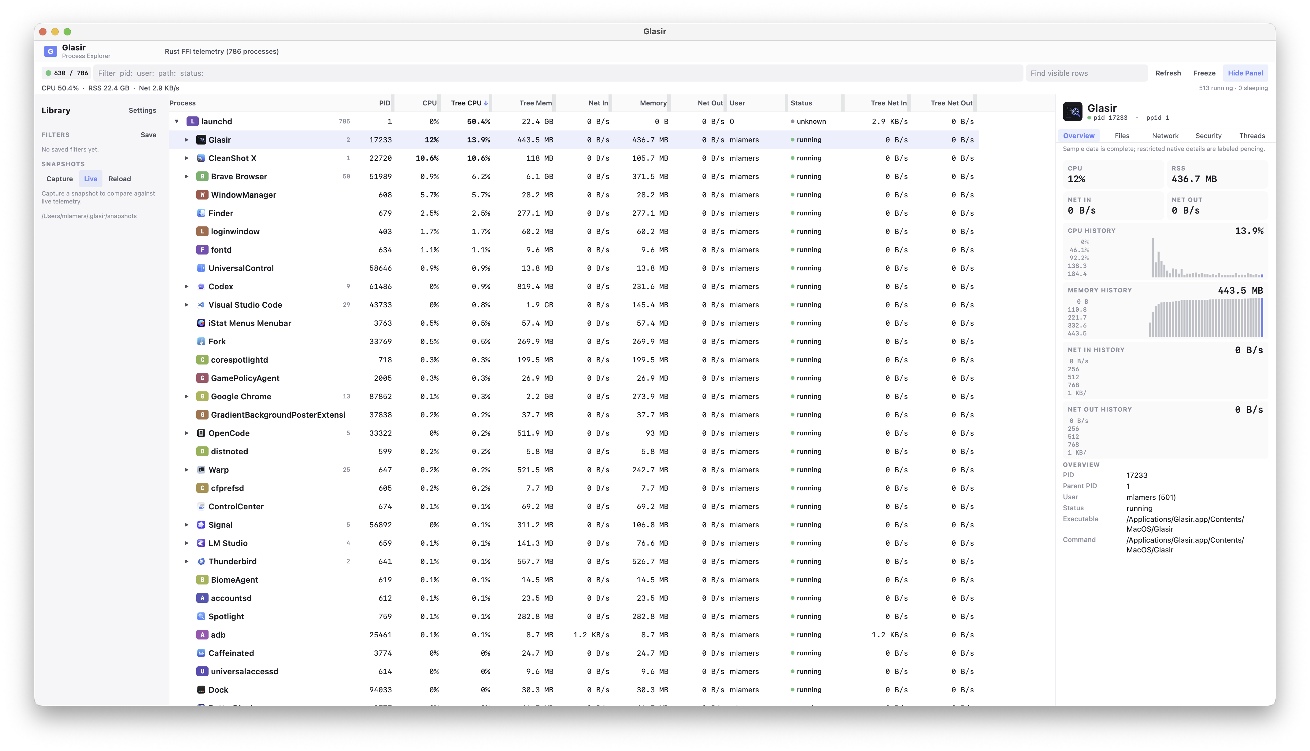 Glasir Screenshot